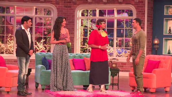 'Gabbar Is Back' Actors Akshay Kumar, Shruti Haasan Arrive At 'Comedy Nights With Kapil'