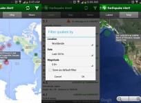 Earthquake Alert! app interface