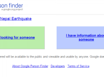 Google launches Person Finder website