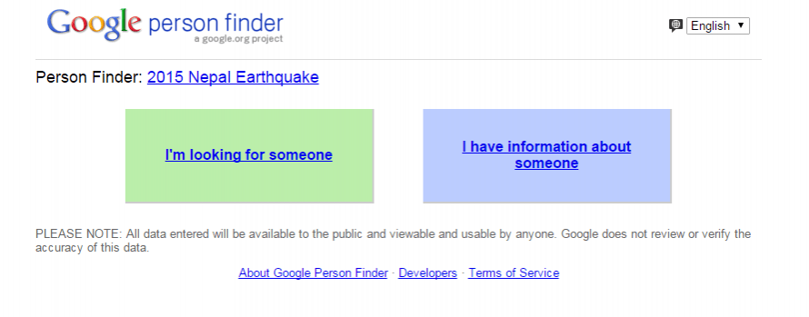 Google launches Person Finder website Google launches Person Finder website