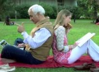 Eliese Steiner and Congress leader Salman Khurshid