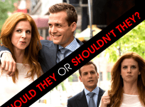 DOnna and Harvey in 'Suits'