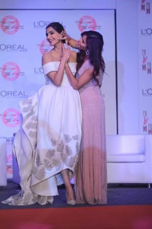 Sonam Kapoor, Katrina Kaif Share Hugs and Kisses At Cannes Festival
