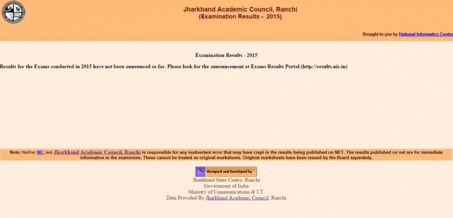 JAC Jharkhand Board Results 2015