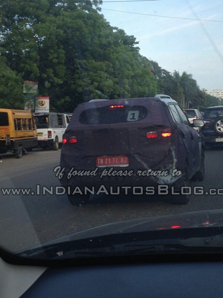 Hyundai ix25 Compact SUV Spied Testing Again