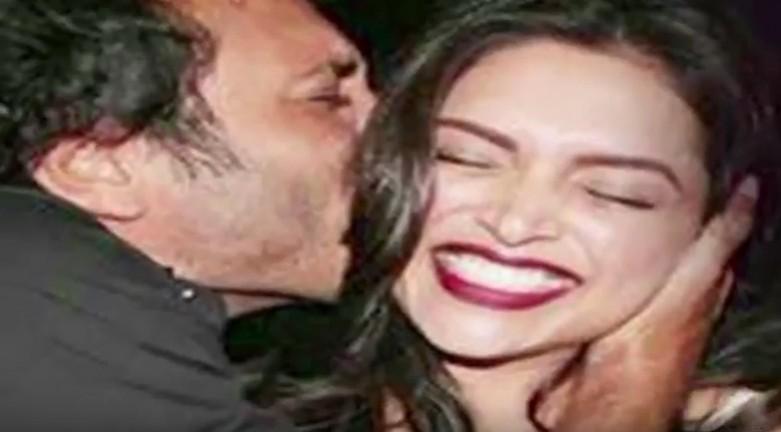 Deepika Padukone and Homi Adajania Kiss Deepika Padukone and Homi Adajania Kiss