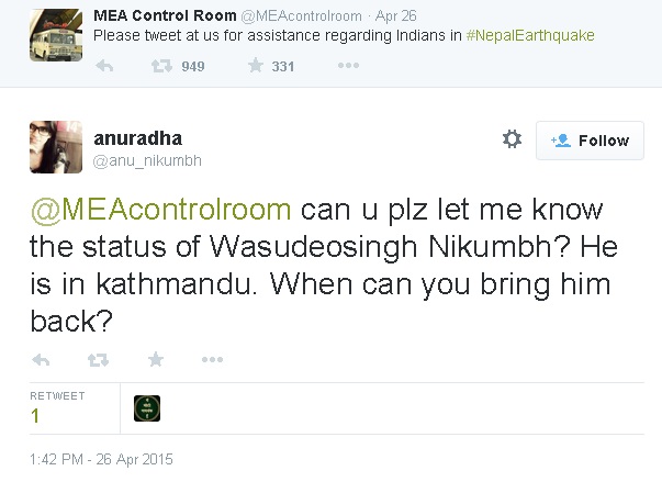 Social Media played a major role in tracing missing people in Nepal