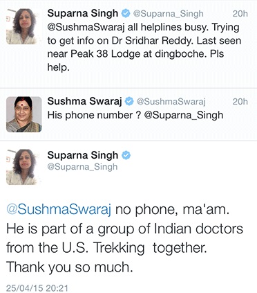 Social Media played a major role in tracing missing people in Nepal