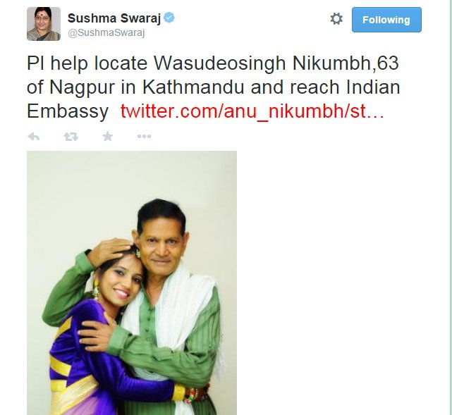 Social Media played a major role in tracing missing people in Nepal