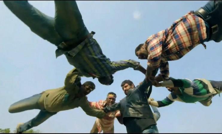 Balakrishna's action in Lion Balakrishna's action in Lion
