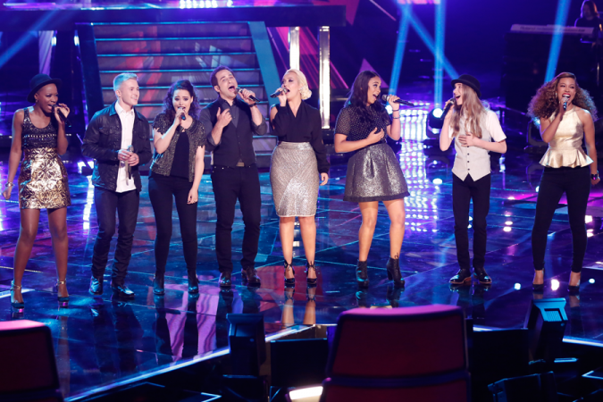 Finalists for the voice