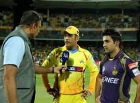 MS Dhoni CSK Gautam Gambhir KKR Ravi Shastri