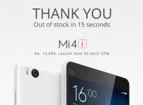 Xiaomi Mi 4i Flash Sale 1.0 Report: 40,000 Units Sold Out in 15 Seconds; Registration Window for Next Week Sale to Open Soon