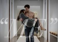 Christian Gray and Dakota Johnson in 'Fifty Shades of Grey'