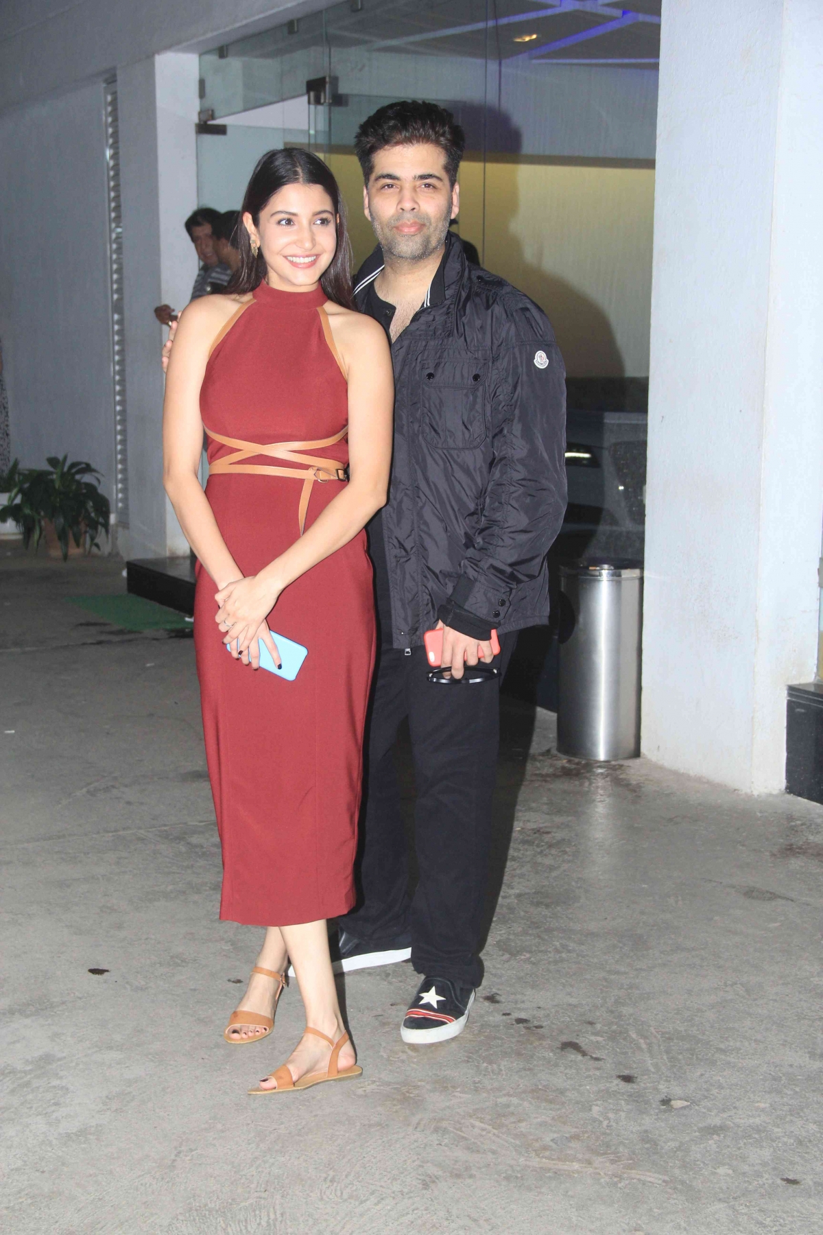 Anushka Sharma and Karan Johar attend special screening of Bombay Velvet.