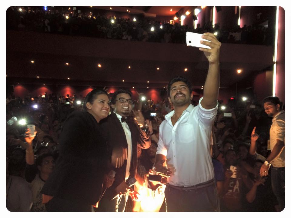 Oru Vadakkan Selfie team in Dubai