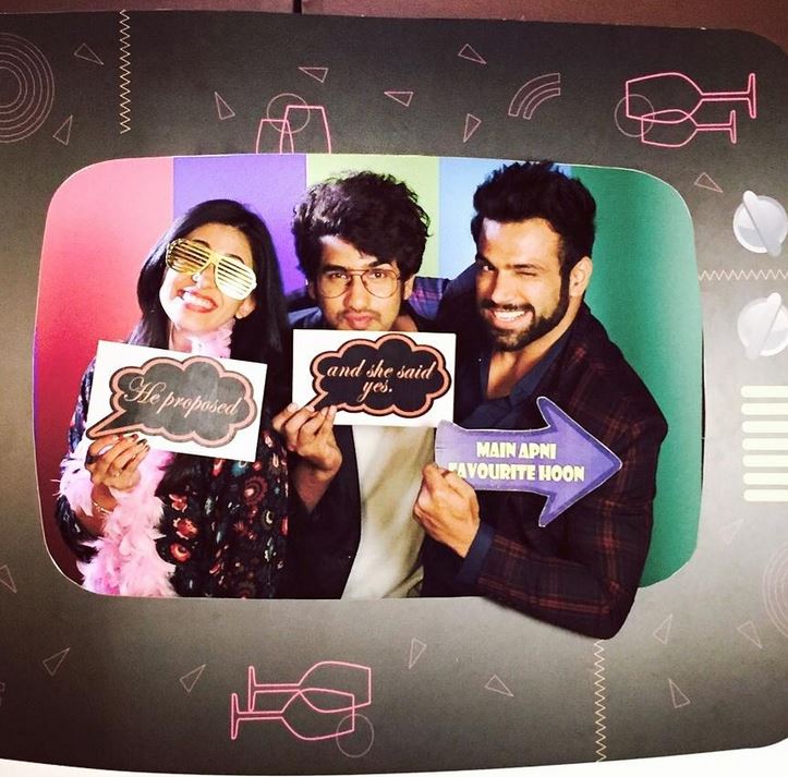 Karan Patel and Ankita Bhargava Cocktail Party