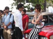 On-the-sets of 'Bombay Velvet'