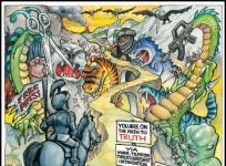 A cartoon depicting that kind of factors that affecting Freedom of Press globally.