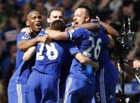 John Terry Didier Drogba Branislav Ivanovic Chelsea