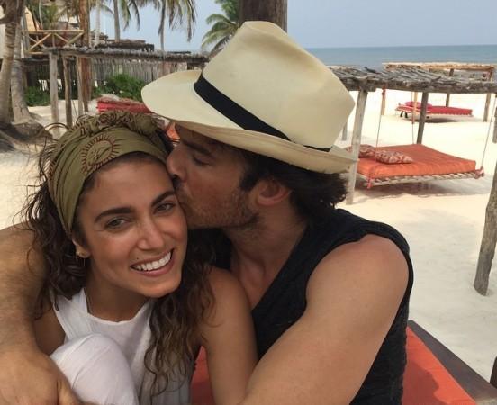 Nikki Reed and Ian Somerhalder. Nikki Reed