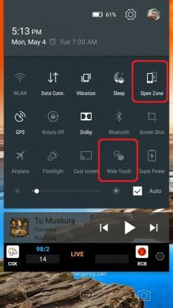 Notification Screen on Lenovo A7000 Notification Screen on Lenovo A7000