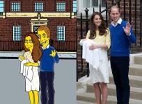 Kate Middleton and Prince William with their daughter Charlotte Elizabeth Diana