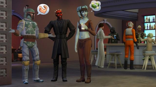 The Sims 4 gets three new Star Wars themed costumes. The Sims 4