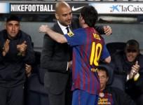 Pep Guardiola Lionel Messi Barcelona