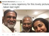 Suhasini Maniratnam with Mani Ratnam