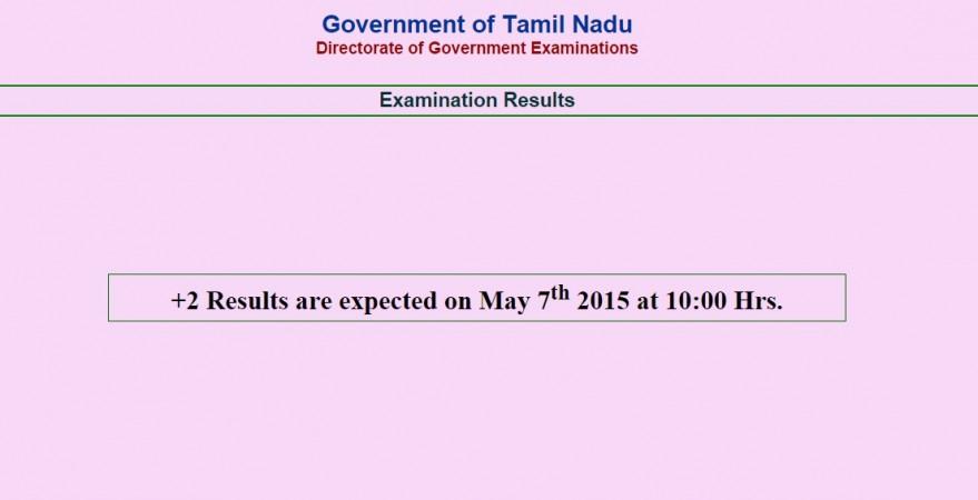 Tamil Nadu Board of Higher Secondary Education will announce class 12 (plus two) board results on 7 May. Tamil Nadu class 12 board exam