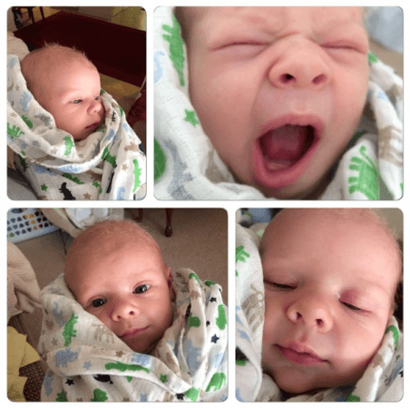 Israel David, the son of Jill and Derrick Dillard of the Baby Dilly