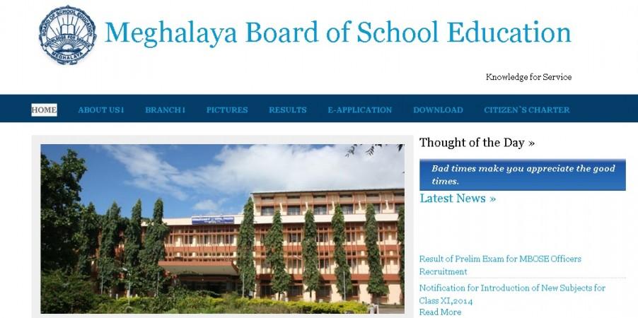 Meghalaya Board of School Education SSLC, HSSLC 2015 results announced. Meghalaya Board of School Education