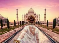 Follow Me Series infront of Taj Mahal, Agra