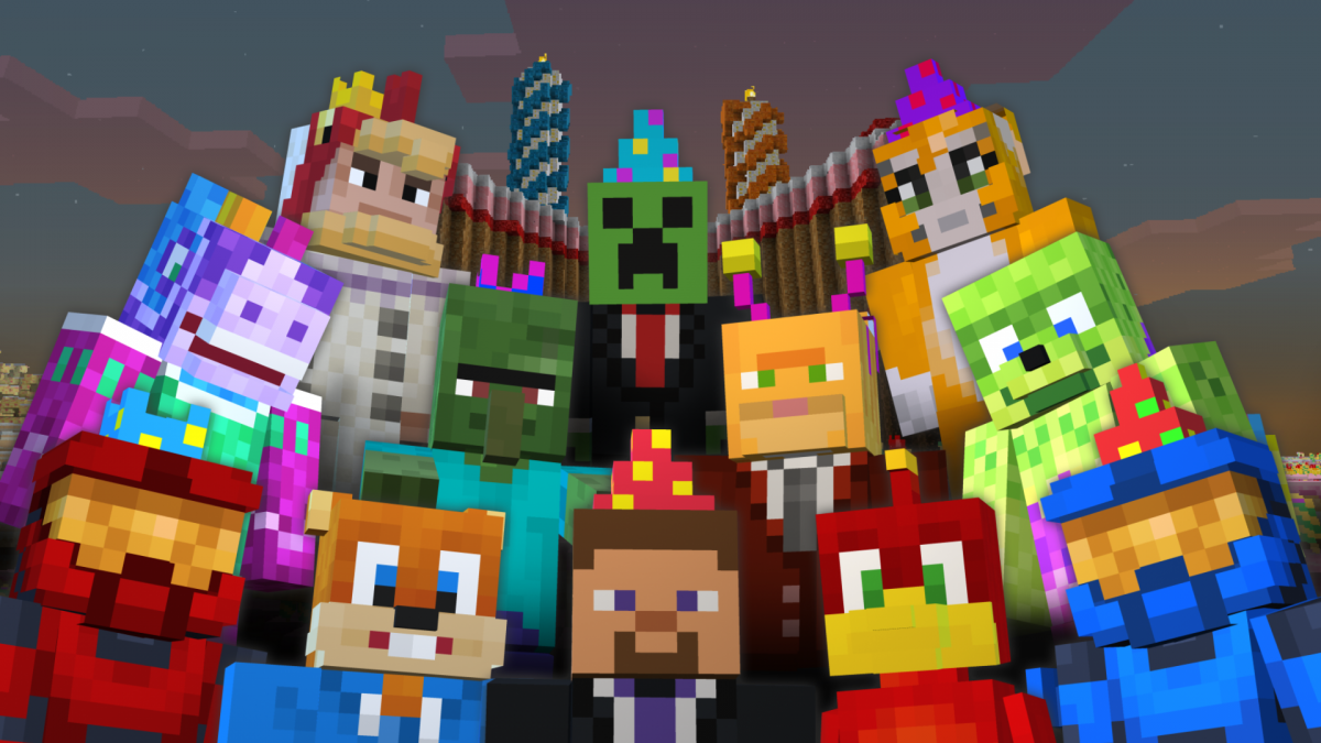 Celebrate Minecraft: Xbox 360 Edition's birthday with some free skins