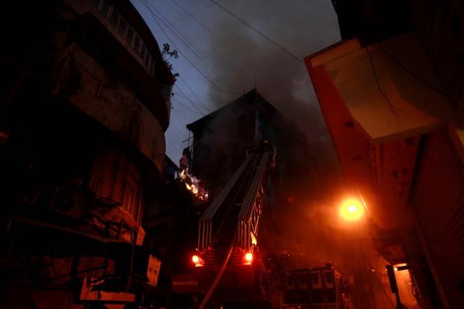 fire in mumbai building