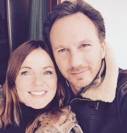 Geri Halliwell and Christian Horner