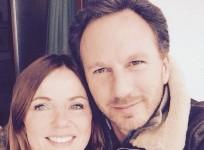 Geri Halliwell and Christian Horner