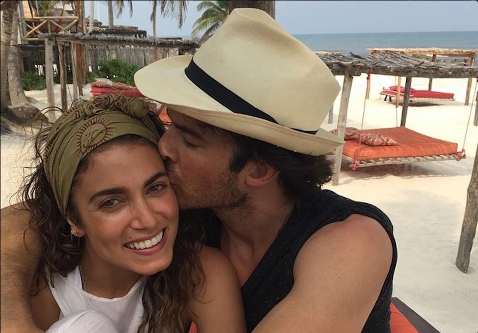 Nikki Reed and Ian Somerhalder