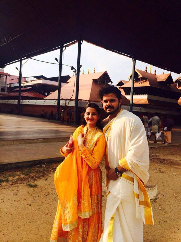 Sreesanth and Bhuvneshwari Kumari