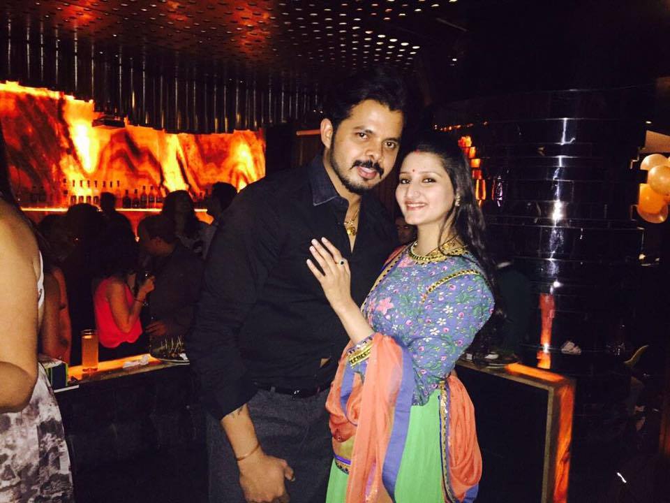Sreesanth and Bhuvneshwari Kumari