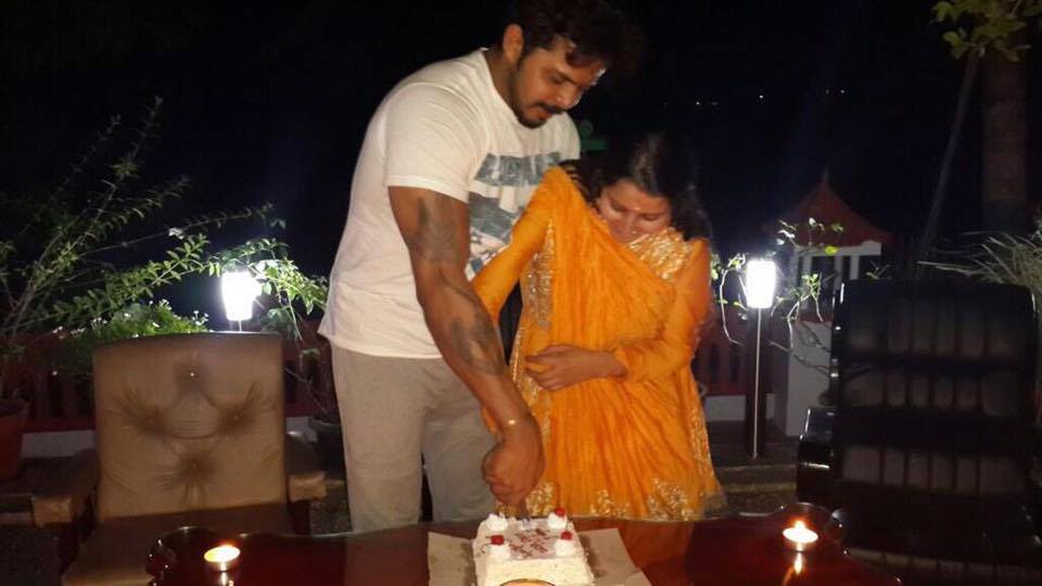 Sreesanth and Bhuvneshwari Kumari
