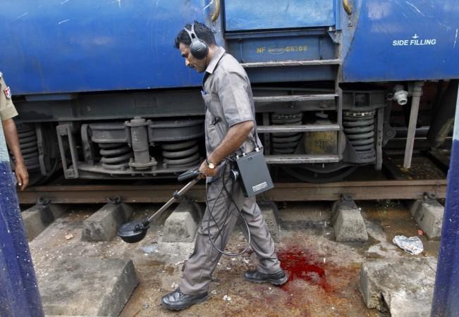 train blast