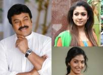 Chiranjeevi, Nayanthara and Anjali