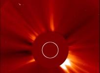 UFO monster ships seen on SOHO Satcam