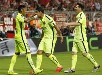 Neymar Luis Suarez Lionel Messi Barcelona