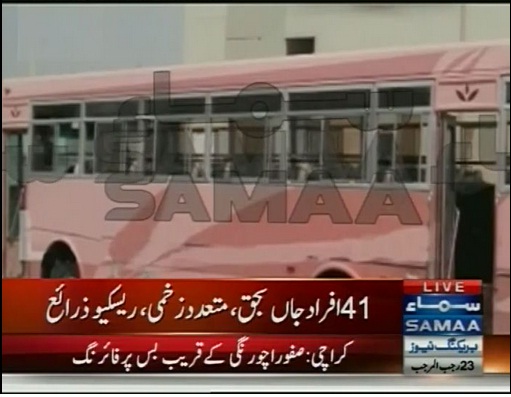 Karachi bus attack