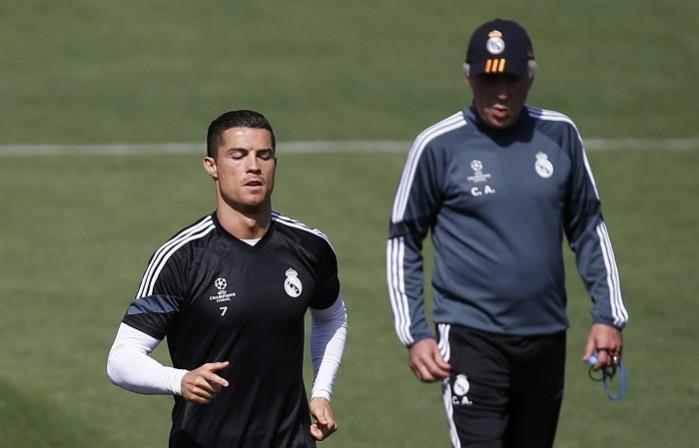 Real Madrid manager Carlo Ancelotti will want Cristiano Ronaldo to notch a few goals in the Champions League semifinal second leg against Juventus Cristiano Ronaldo Carlo Ancelotti Real Madrid