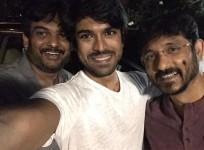 Ram Charan's Selfie with Puri Jagannath and BVS Ravi