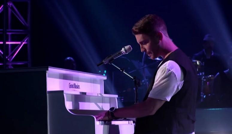 Nick Fradiani performing "I Won't Give Up" on "American Idol XIV" 2015